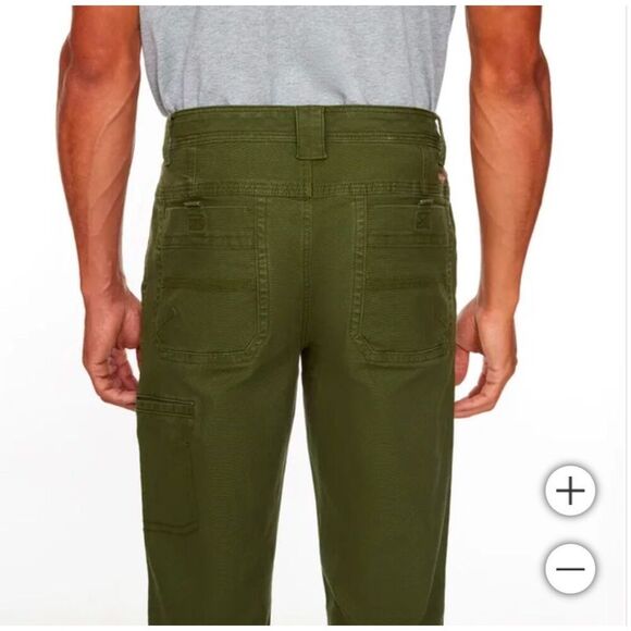LEGENDARY OUTFITTERS Pants Men's Canvas 38X29 Green Straight Leg Stretch NWT New - Picture 6 of 14